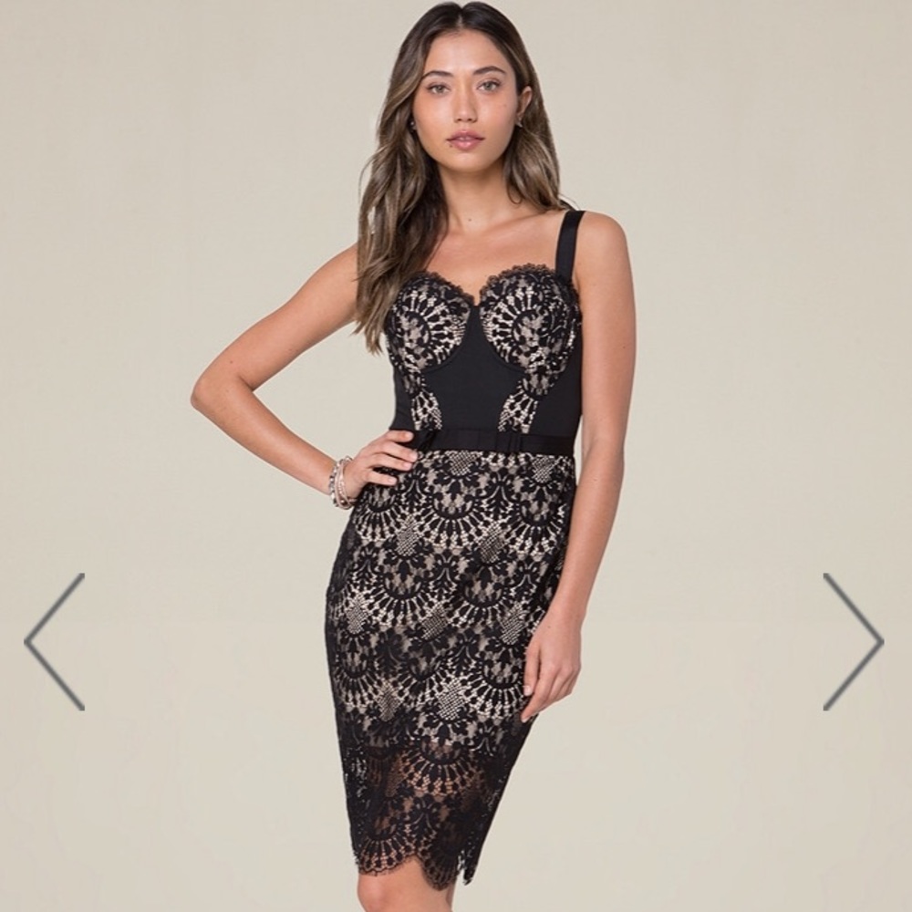 Carissa Lace Bustier Dress
